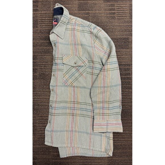Vintage Back Packer Sportswear Men's‎ Flannel button up shirt, sz XL - Picture 3 of 6